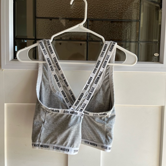 STEVE MADDEN gray racerback bralette - Picture 4 of 6
